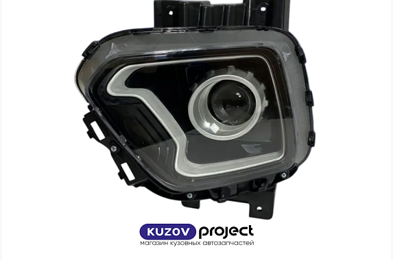Фара линза галоген Kia Soul (SK3) 2018-2022 Левая (Китай)